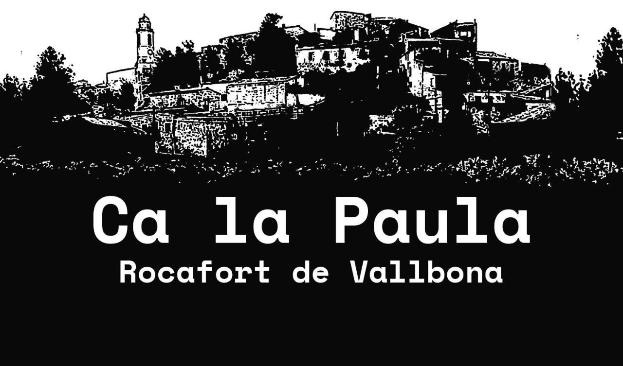 Апартаменты Ca La Paula Rocafort de Vallbona Экстерьер фото